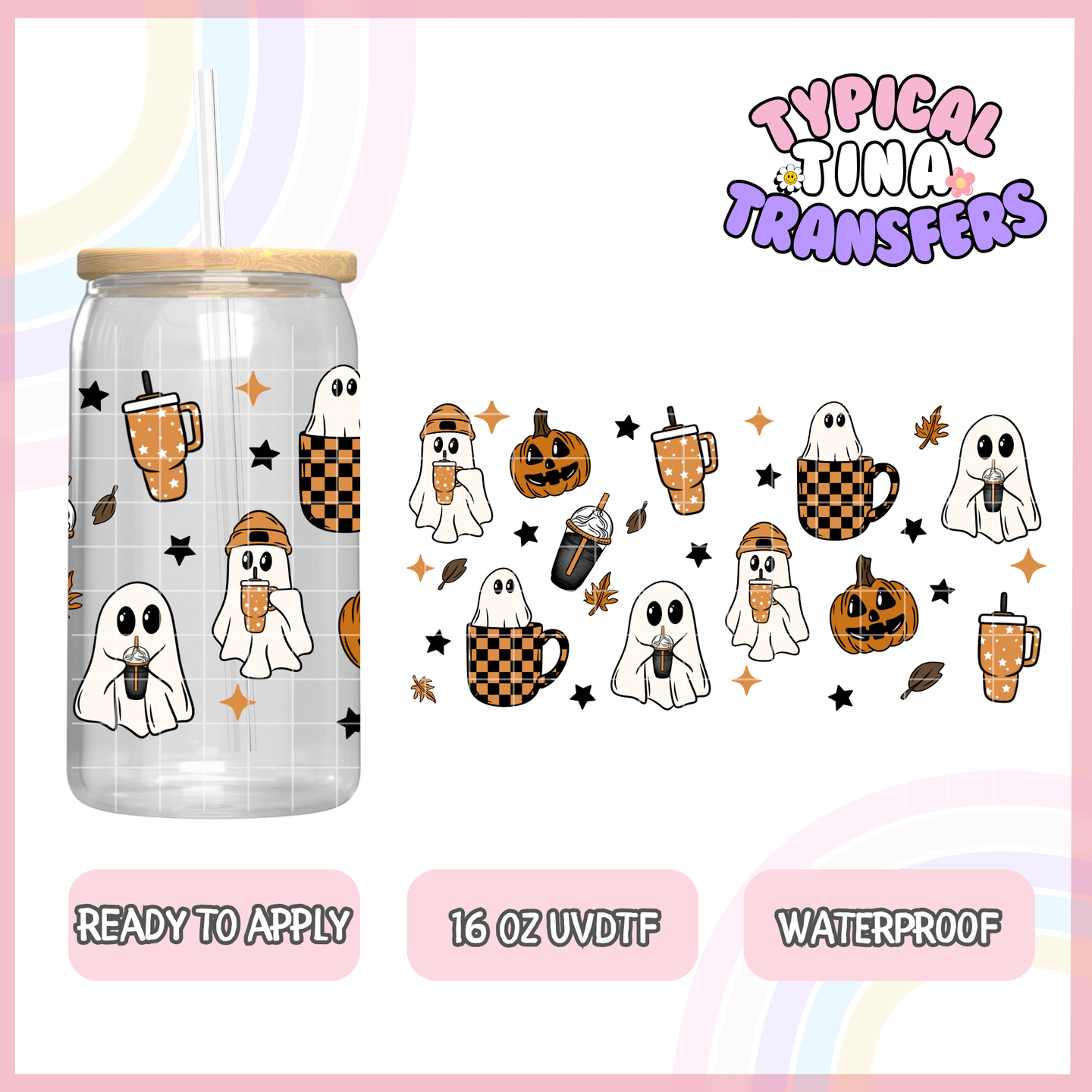 UVDTF #8327 | 16oz UVDTF Wrap | POD